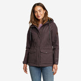 Eddie Bauer Women's Charly Waterproof Rain Jacket - Aubergine