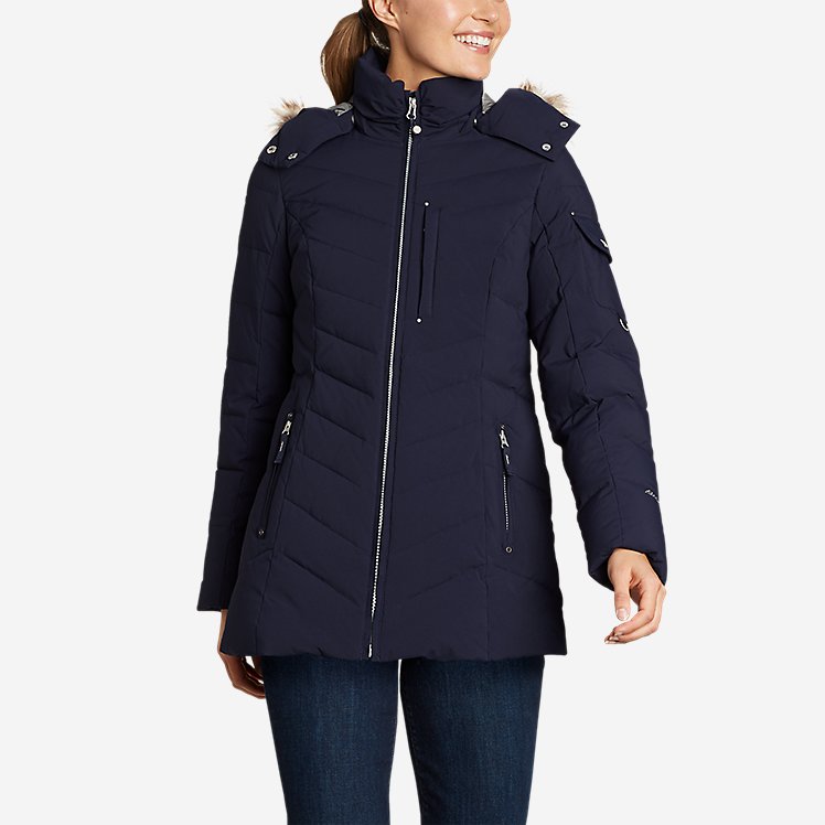 Eddie Bauer Women's Sun Valley Down Puffer Jacket - Dark Indigo