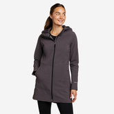 Eddie Bauer Women's Windfoil Thermal Trench Coat - Aubergine