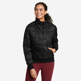 Eddie Bauer Women's Stratuslite Down Heritage Anorak Jacket - Black