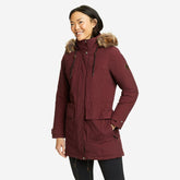 Eddie Bauer Women's Willamette Parka Jacket - Burgundy