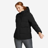 Eddie Bauer Women's Glacier Peak Down Hooded Jacket - Black