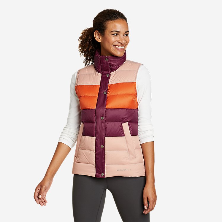 Eddie Bauer Women's StratusTherm Down Vest - Pale Pink