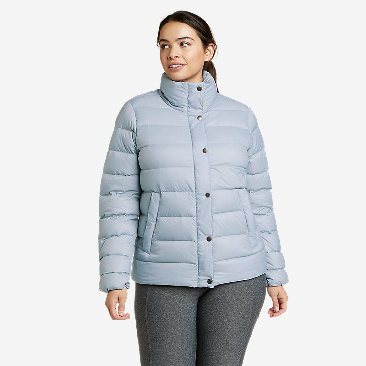 Eddie Bauer Women's StratusTherm Down Jacket - Blue Smoke