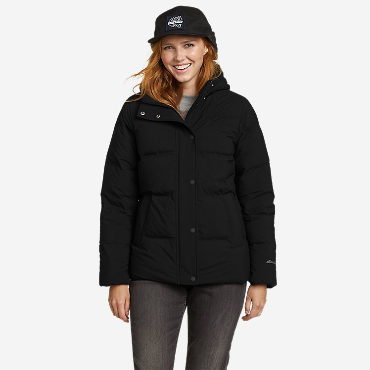 Eddie Bauer Women's Glacier Peak Down Hoodie - Black