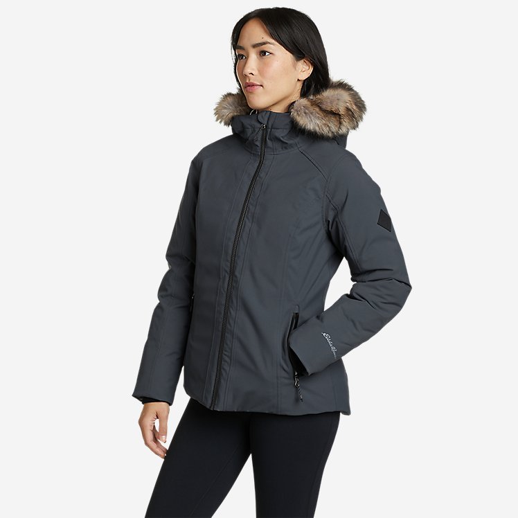 Eddie Bauer Plus Size Women's Olympia Waterproof Down Jacket - Grey