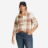 Eddie Bauer Women's EB Hemplify Long-Sleeve Utility Shirt - Natural