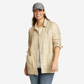 Eddie Bauer Women's EB Hemplify Utility Shirt Jacket - Ecru