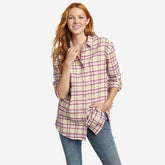 Eddie Bauer Women's Ballard Flannel - Violet