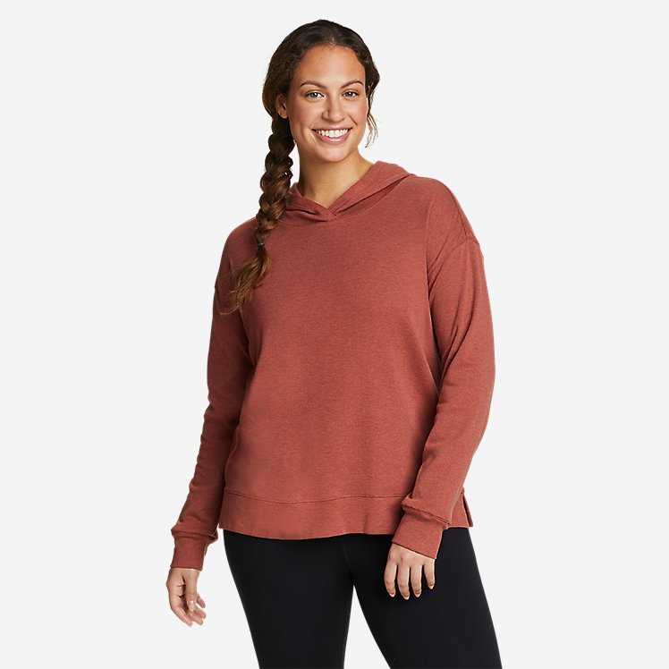 Eddie Bauer Women's Favorite Long-Sleeve Hoodie - Maroon