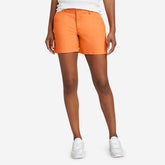 Eddie Bauer Women's Willit Stretch Classic Wash Shorts - 5" - Cantaloupe