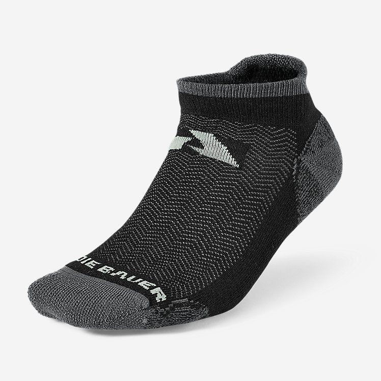 Eddie Bauer Guide Pro Merino Wool Socks - Micro Low - Black