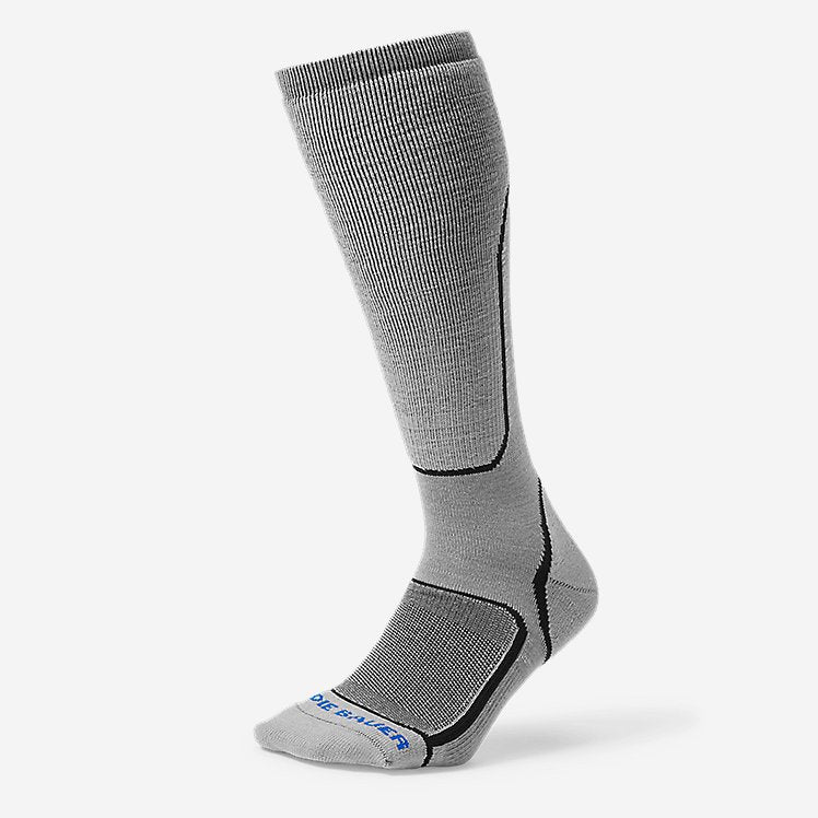 Eddie Bauer Guide Pro Merino Wool Ski Socks - Gray