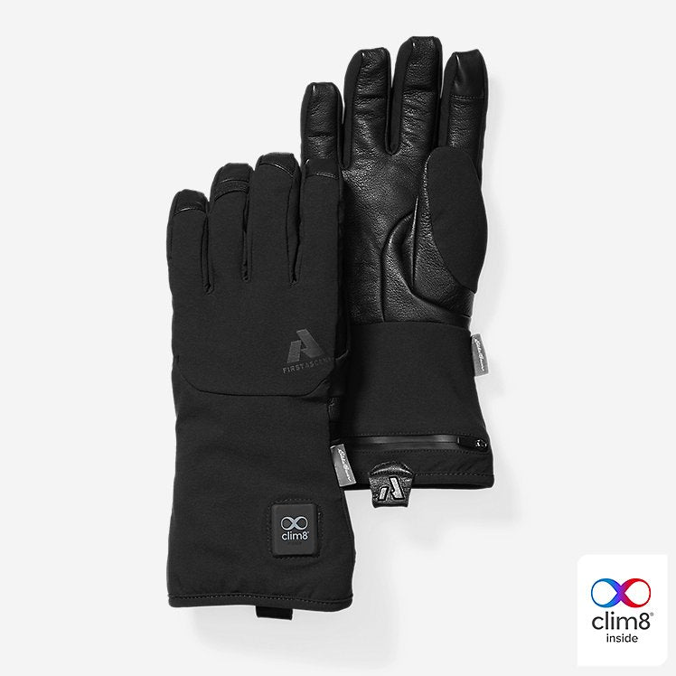 Eddie Bauer Guide Pro Smart Heated Lite Gloves - Black