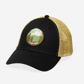 Eddie Bauer Graphic Cap - Straw Back - Black