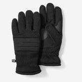 Eddie Bauer Men's Rainier Fleece Gloves - Black