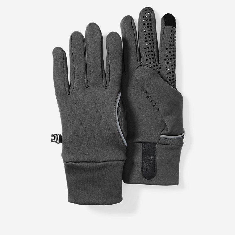 Eddie Bauer On The Move Fleece Gloves - Grey