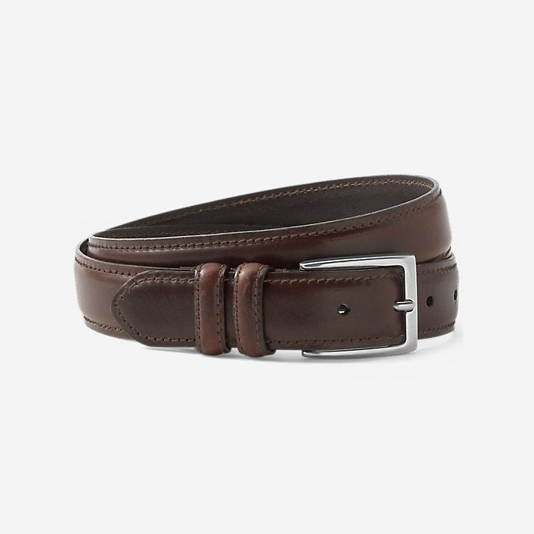 Eddie Bauer Men's Feather Edge Leather Belt - Oak