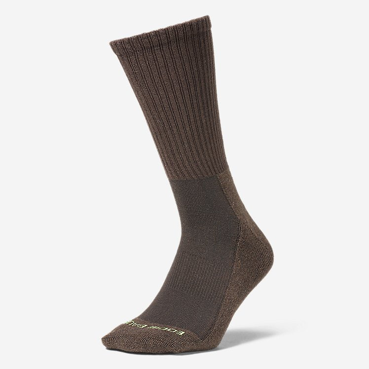 Eddie Bauer Men's Trail COOLMAX Crew Socks - Oak