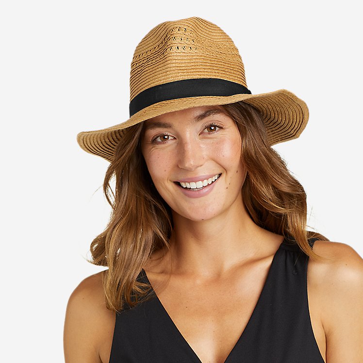 Eddie Bauer Women's Panama Packable Straw Hat - Natural