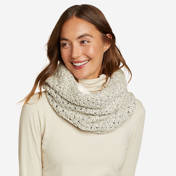 Eddie Bauer Women's Bellingham Fleece Cowl Scarf - Ivory