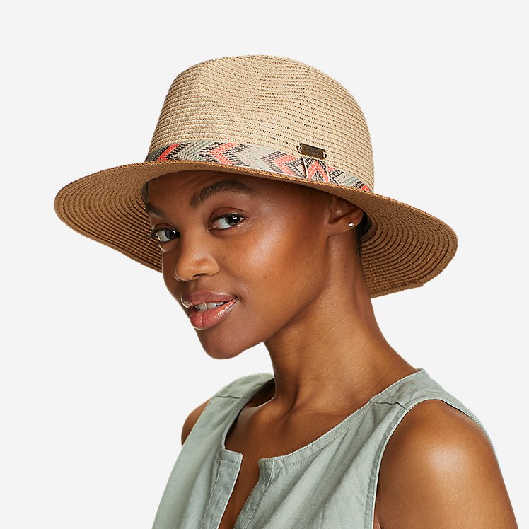 Eddie Bauer Women's Ombre Panama Straw Hat - Clay