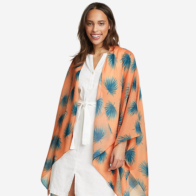 Eddie Bauer Women's Day-To-Night Light Shawl - Green