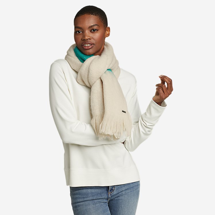 Eddie Bauer Pop Stripe Scarf - Ivory