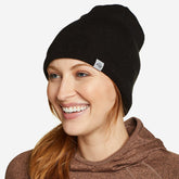 Eddie Bauer Glacier Peak Slouch Beanie - Black