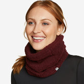 Eddie Bauer Women's Polar Fleece Cowl - Dark Red