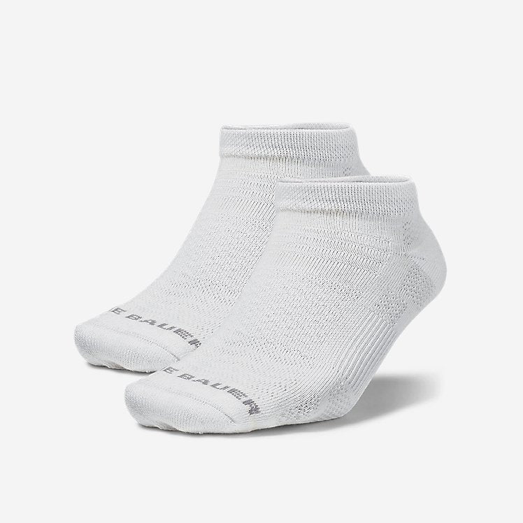 Eddie Bauer Women's COOLMAX Low-Profile Socks - 2 Pack - White