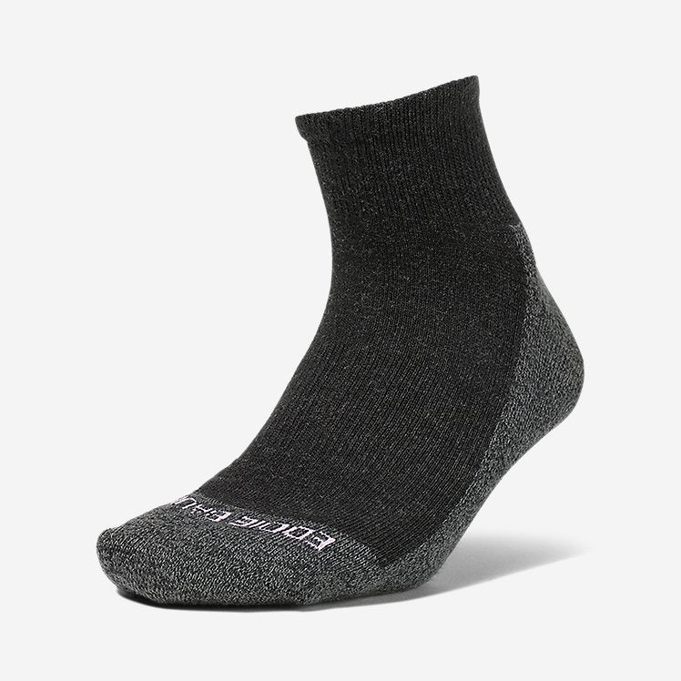 Eddie Bauer Women's Trail COOLMAX Quarter Socks - Grey