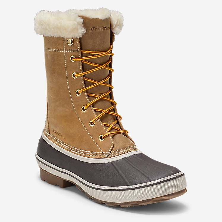 Eddie Bauer Men's Hunt Pac Faux Shearling-Lined Boot - Tan