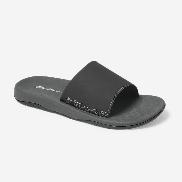 Eddie Bauer Men's Break Point Slide Sandals - Black
