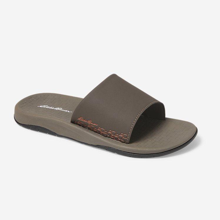 Eddie Bauer Men's Break Point Slide Sandals - Timber