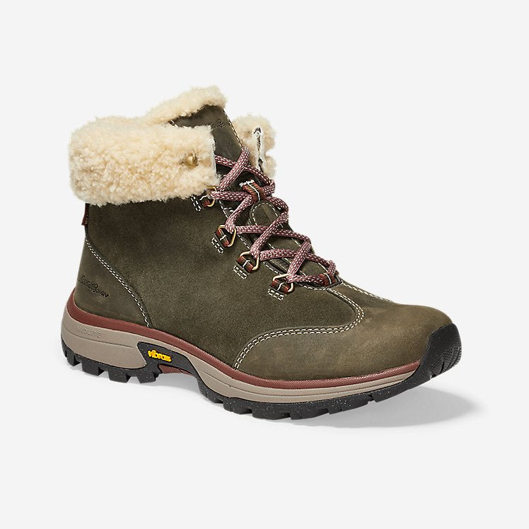 Eddie Bauer Women's Rainier Mid Hiking Boots - Dark Thyme