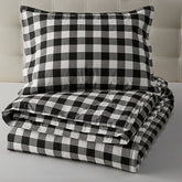 Eddie Bauer Mountain Plaid Comforter/Sham Set -  - Black Black