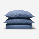 Eddie Bauer Quilted Coverlet Set - Blue