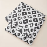 Eddie Bauer Flannel Duvet Cover - Pattern - Black/White