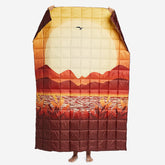 Eddie Bauer Packable Synthetic Throw 50" x 70" - Inca Gold