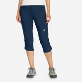 Eddie Bauer Women's Guide Pro Hiking Capris - Medium Indigo