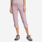 Eddie Bauer Women's Guide Pro Hiking Capris UPF Clothing - Dusty Iris