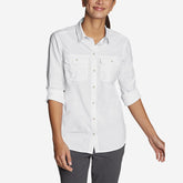 Eddie Bauer Women's Mountain Durable Long-Sleeve Shirt - White