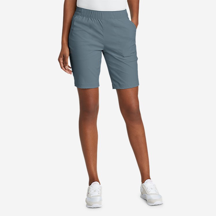 Eddie Bauer Women's Guide Durable Shorts UPF Clothing - Grey