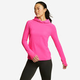 Eddie Bauer Women's Thermal Tech Long-Sleeve Hoodie - Bright Pink