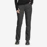 Eddie Bauer Women's Mountain Ops Lined Canvas Pants - Dark Grey