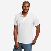 Eddie Bauer Men's Classic Field Pro Short-Sleeve Polo Shirt - White