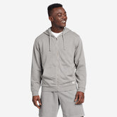 Eddie Bauer Men's Camp Fleece Full-Zip Hoodie - River Wash - Chrome