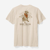 Eddie Bauer Graphic T-Shirt - Man's Best Friend - Grey