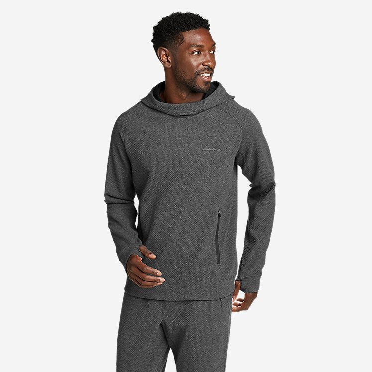 Eddie Bauer Men's Easy River Pullover Hoodie - Charcoal